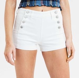 NWT Blue Denim Salior Hi Rise Short Super Stretch